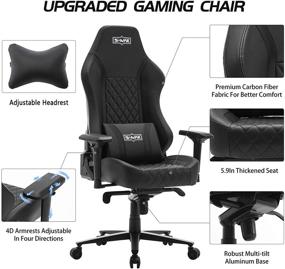 img 1 attached to Version Adjustable Armrests Premium Headrest