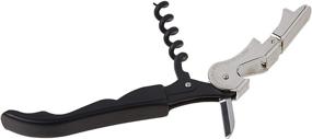 img 1 attached to 🍷 Pulltap's Genuine Classic 500 Double-Hinged Lever Waiters Wine Corkscrew Bottle Opener (Negro): The Ultimate Accessory for Wine Connoisseurs