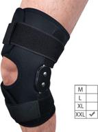 🏋️ funcee hinged knee brace: adjustable compression wrap for acl, tendon, ligament & meniscus tear injuries - perfect for sports and active lifestyles (xxl) logo