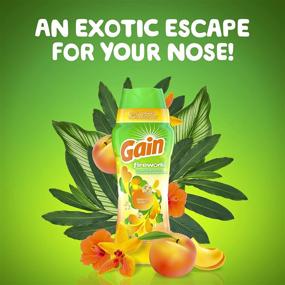 img 2 attached to 🏝️ Enhance Your Laundry Experience with GAIN Gain Fireworks In-Wash Scent Booster Beads, Island Fresh - 20.1 Ounce Pack