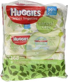 img 1 attached to 🧻 Huggies Fragrance-Free Soft Pack Wipes 168ct. Total, 56 Count (3-Pack)