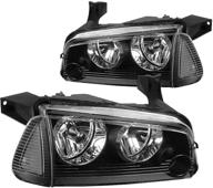 2006-2010 dodge charger compatible sockir headlight 🚗 assembly set for both driver and passenger sides logo