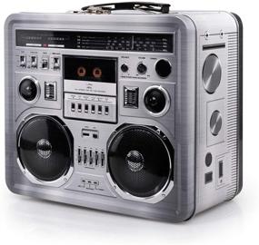 img 2 attached to 📻 Retro Boombox Radio Lunchbox Bag