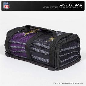 img 2 attached to 🏈 Wild Sports NFL Pro Football Dual Sided Bean Bags - 8 Count, Premium Toss Bags for Cornhole Set - Ideal for Tailgates, Outdoor Activities, Backyard Fun