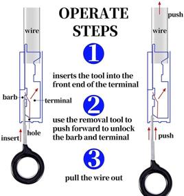 img 3 attached to 🔑 Efficient Terminal Removal Key Tool for Connector Terminal: 70 Pcs BingSnow Terminal Pin Extractor Puller Repair Remover Key Tools