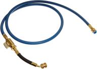 robinair (65260) enviro-guard 60-inch blue hose with ball valve logo