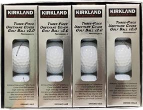 img 1 attached to 🏌️ KIRKLAND SIGNATURE 3-Piece Urethane Cover Golf Ball v2.0, 12-Pack, White