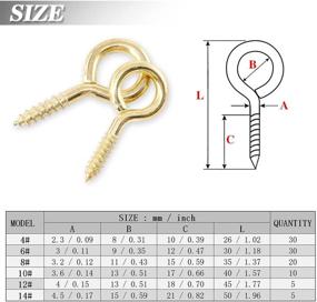 img 3 attached to Swpeet 120Pcs Screw Self Tapping Workplace