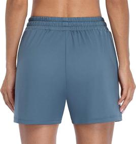 img 2 attached to 🩳 Women's Elastic Waist Lounge Running Shorts with Pockets for Gym and Athletic activities - ATTRACO