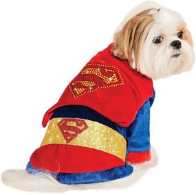 img 4 attached to 🐶 Rubie's DC Heroes and Villains Collection Pet Costume - Superman