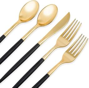 img 3 attached to Plastic Silverware Cutlery Disposable Flatware