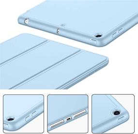 img 1 attached to 📱 iMieet iPad 9th Gen Case 2021/iPad 8th Gen Case 2020 10.2 Inch with Pencil Holder - Sky Blue