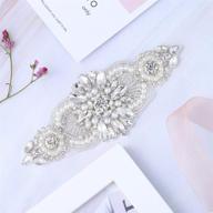 apliques rhinestone lightweight headbands headpieces logo