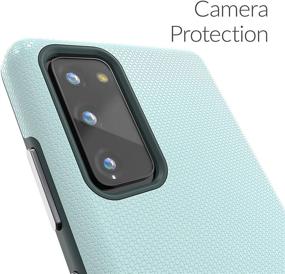 img 2 attached to 📱 Shockproof Dual Guard Case for Samsung Galaxy S20 FE - Aqua, Dual Layer Protection for S20 FE, S20 FE 5G