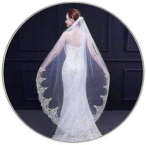 img 4 attached to 👰 Женские свадебные аксессуары с аппликацией от Yalice - Подчеркните свой стиль