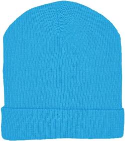 img 1 attached to ❄️ Winter Beanies: Stylish Cuffed Children Boys' Hats & Caps for Cold Weather