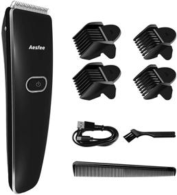 img 4 attached to Cordless Professional Clippers Rechargeable Stainless
