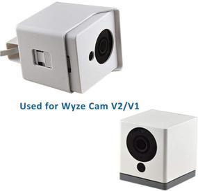 img 3 attached to 📷 Wyze Camera Outdoor Mount - Weatherproof Wyze Mount for Wyze Cam V2 - White, Pack of 3 (Camera not included)