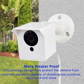 img 2 attached to 📷 Wyze Camera Outdoor Mount - Weatherproof Wyze Mount for Wyze Cam V2 - White, Pack of 3 (Camera not included)