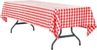 🎂 disposable checkered rectangle tablecloth for birthdays логотип