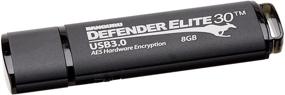 img 2 attached to 🔒 Kanguru Solutions KDFE30-8G 8GB Defender Elite30 Черный: Диск первоклассной безопасности данных