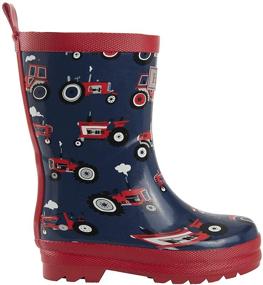 img 4 attached to Hatley Toddler Printed Boots Frenzy Boys' Clothing