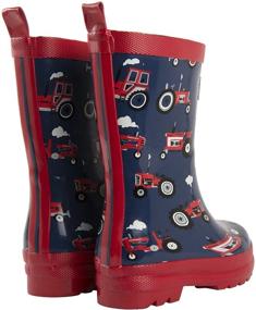 img 3 attached to Hatley Toddler Printed Boots Frenzy Boys' Clothing