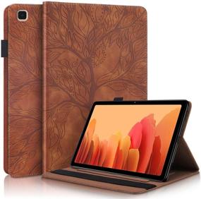 img 4 attached to 👜 Premium PU Leather Wallet Stand Case for Samsung Galaxy Tab A7 10.4'' 2020 - Brown