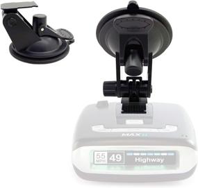 img 1 attached to 🔌 ChargerCity Ultimate Suction Cup Mount for Escort MAX / MAX 2 / Older Max360 Radar Detector (2015-2019) with Slide-in Plate Slot | Powerful Windshield Mounting Solution (Not for Radar Detectors with Magnetic Cradle)