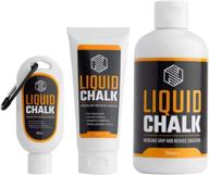 ultimate grip and sweat-free hands with liquid chalk for weightlifting, gym, rock climbing, and more logo