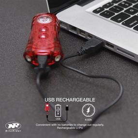 img 2 attached to 🚲 NiteRider Sentinel 150 Lumens USB Rechargeable Bike Tail Light - Powerful Lasers, Daylight Visibility - Easy Installation for Men, Women - Road, Mountain, City Commuting, Cycling Safety Flash