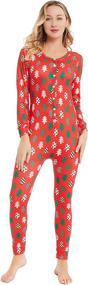 img 3 attached to Warm and Cozy Womens Thermal Onesie Pajamas for a snug and comfortable sleep!