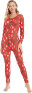 warm and cozy womens thermal onesie pajamas for a snug and comfortable sleep! logo