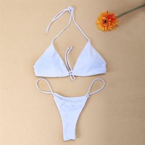 img 2 attached to Bandage Brazilian Swimwear Swimsuit Bathing