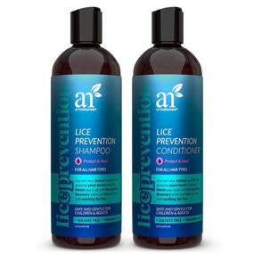 img 4 attached to 🌿 artnaturals Lice Prevention Shampoo and Conditioner - Rosemary & Tea Tree Blend - Shield for Adults & Kids - Safe Daily Use - 16 Fl Oz (473ml)