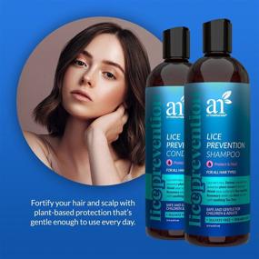 img 3 attached to 🌿 artnaturals Lice Prevention Shampoo and Conditioner - Rosemary & Tea Tree Blend - Shield for Adults & Kids - Safe Daily Use - 16 Fl Oz (473ml)