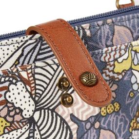 img 1 attached to 🦋 Sakroots Butterfly Bloom: Stylish Foldover Crossbody Handbags & Wallets for Women