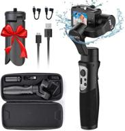 📸 hohem isteady pro3: 3-axis handheld gimbal stabilizer for gopro 8 & action cameras - splash proof, wireless control, and tripod stick included logo