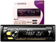 🚗 sansui sq-112: цифровой автомобильный приемник с bluetooth, usb и aux входом логотип