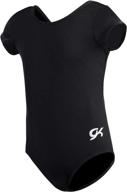 gk sleeve leotard gymnastics toddler logo