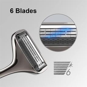 img 2 attached to 🪒 Grarg Safety Razor: Upgraded Hair Trimming Shaver for Men and Women - Easy-detach Blade, Perfect Gift for Father, Husband, Boyfriend