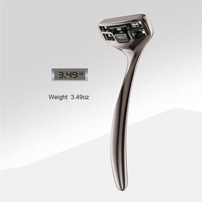 img 3 attached to 🪒 Grarg Safety Razor: Upgraded Hair Trimming Shaver for Men and Women - Easy-detach Blade, Perfect Gift for Father, Husband, Boyfriend