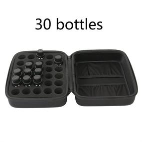 img 3 attached to 📦 30-Bottle Essential Oils Case Storage: Travel & Carrying Holder Organizer Box | Fits Young Living, Plant Therapy & Doterra Containers - Suitable for 5ml, 10ml & 15ml Sizes