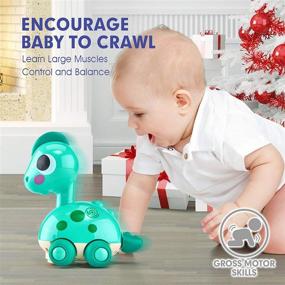 img 3 attached to CubicFun Baby Toys: Touch & Go Music Light Baby Crawling Toys, Ideal Gifts for 6-12 Months & 12-18 Months, Perfect Toys for 1 Year Old Boys & Girls, Infant Baby Toddler Toys Age 1-2 & Baby Gifts
