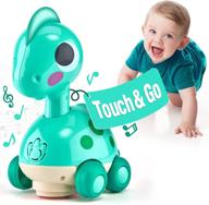 cubicfun baby toys: touch & go music light baby crawling toys, ideal gifts for 6-12 months & 12-18 months, perfect toys for 1 year old boys & girls, infant baby toddler toys age 1-2 & baby gifts logo