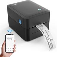 🖨️ idprt bluetooth label printer - 2022 ultra fast thermal label printer: wireless label maker for barcode, address, mailing, and more - supports windows, mac, ios & android logo