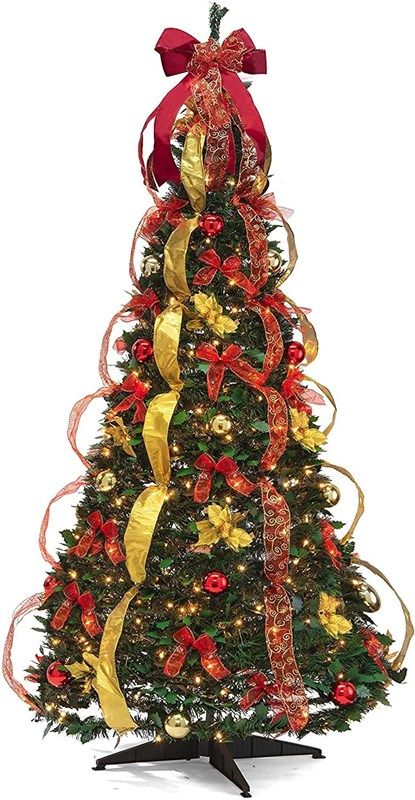 christmas decorated pre lit assembly decorations 로고