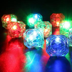 img 2 attached to Konsait LED Light-Up Diamond Rings: Perfect Party Favors for Birthdays, Bachelorettes, and Bridal Showers (12pcs)