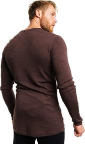 img 3 attached to Merino.tech Merino Wool Base Layer - Men's Long Sleeve Thermal Shirts: Lightweight, Midweight, Heavyweight - 100% Merino Wool