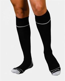 img 2 attached to Compression Travel Socks with Ultrasoft Comfort